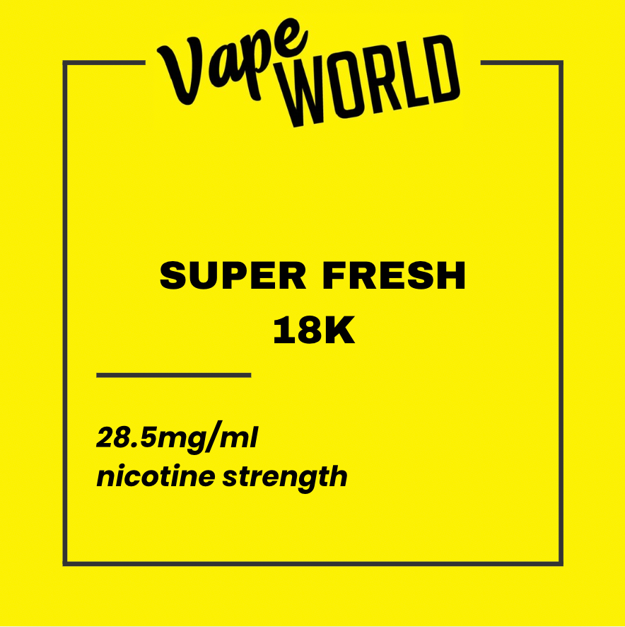 SUPER FRESH TESLA BAR 18000 Puffs Pod/Battery