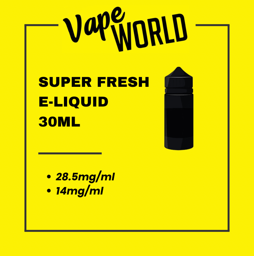 SUPER FRESH SALTS E-LIQUID 30ML
