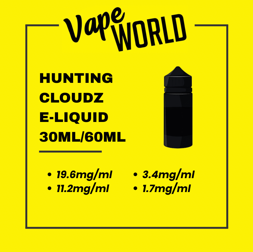 HUNTING CLOUDZ E-LIQUID 30ML/60ML