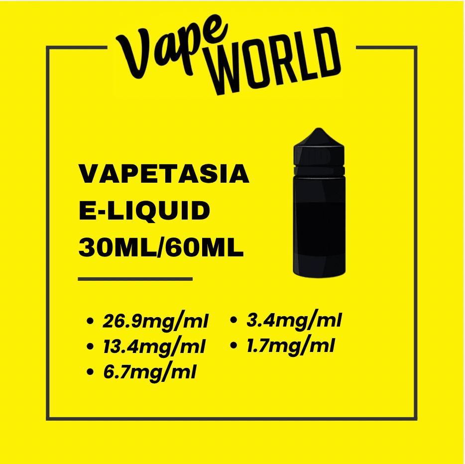 VAPETASIA E-LIQUID 30ML/60ML