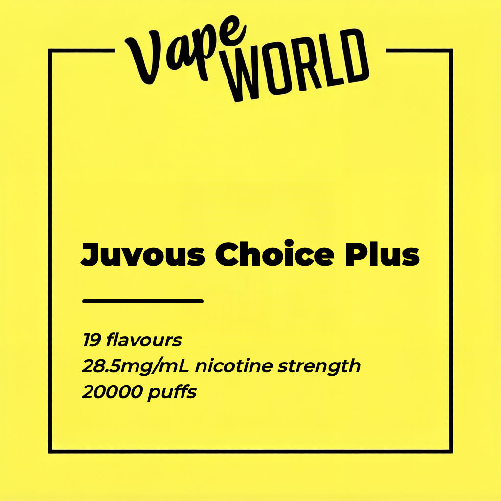 Juvous Choice Plus 20000Puff Pods/Kits/Battery