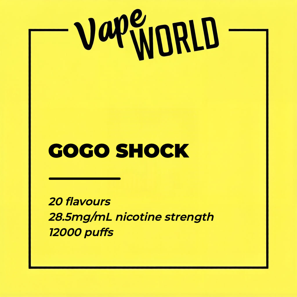 GOGO SHOCK 12000 Puff Pods/Kits/Battery