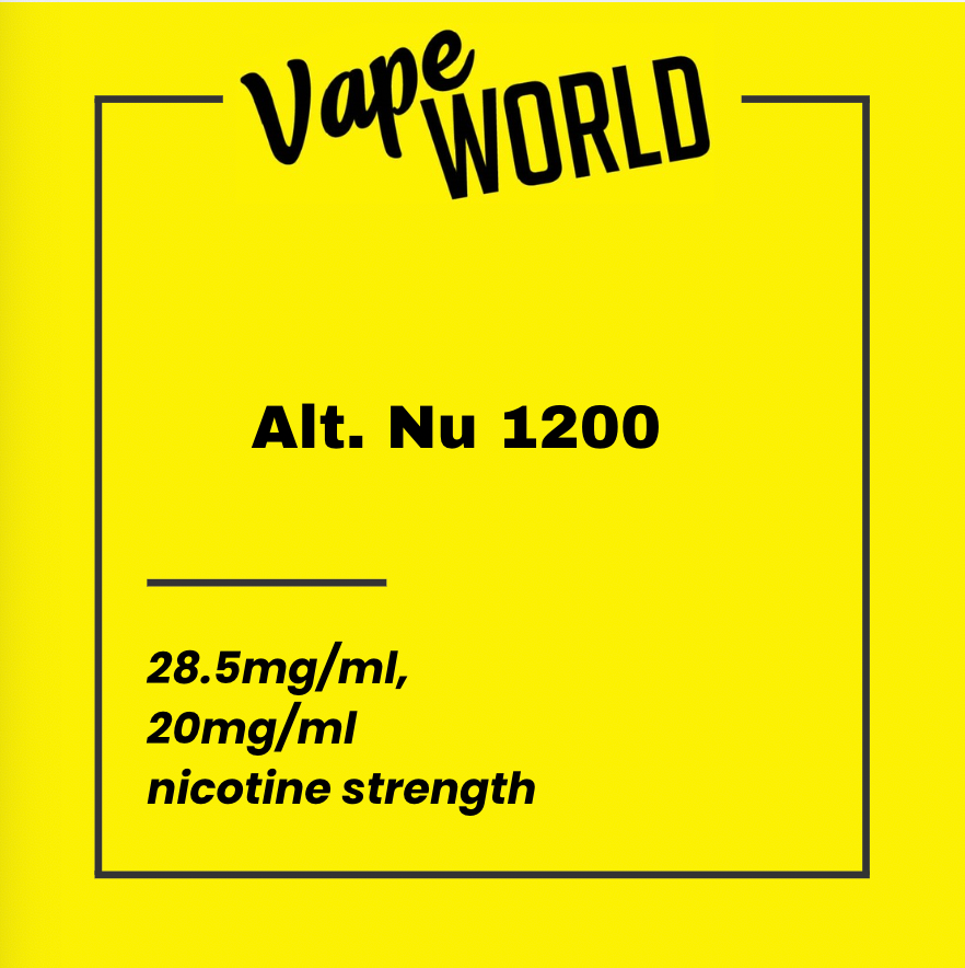 ALT. NU 1200 Puffs Pods/Kits