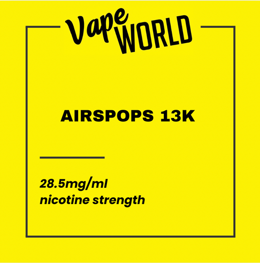 AIRSPOPS 13000 Puffs Pods/Starter Kit