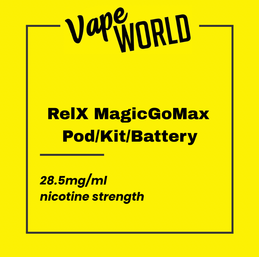 RELX MAGICGO MAX 11K/13K/17K PUFFS Pods/Kits/Battery