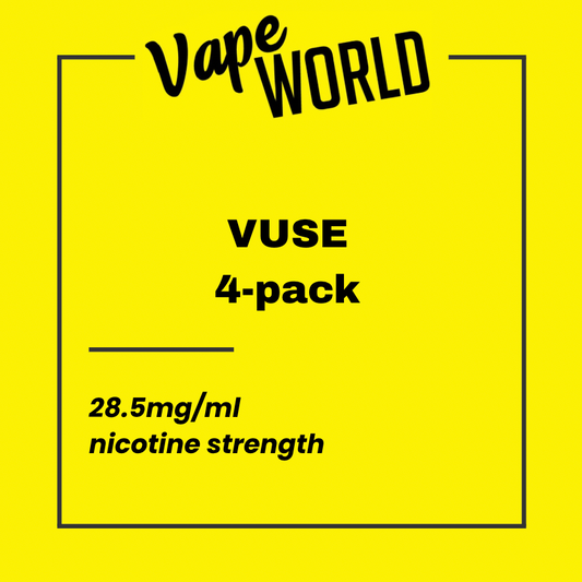 Vuse 4-pods pack 2.5% (28.5mg/mL)