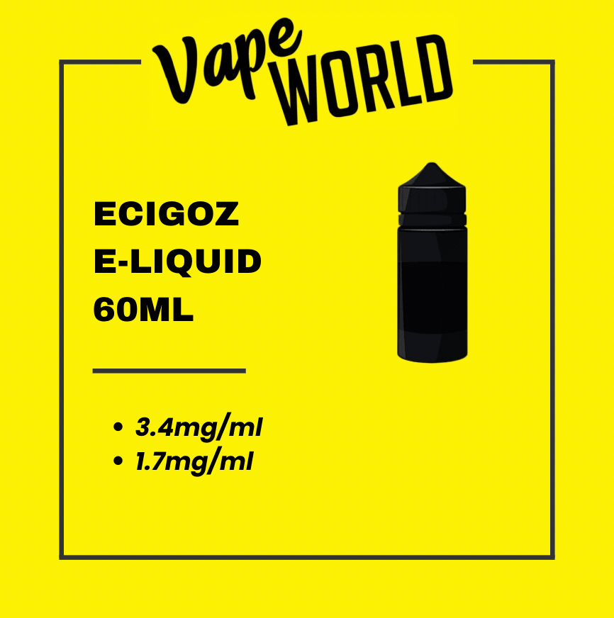 ECIGOZ E-LIQUID 60ML
