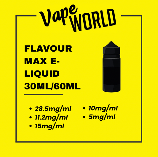FLAVOURMAX E-LIQUID 30ML/60ML