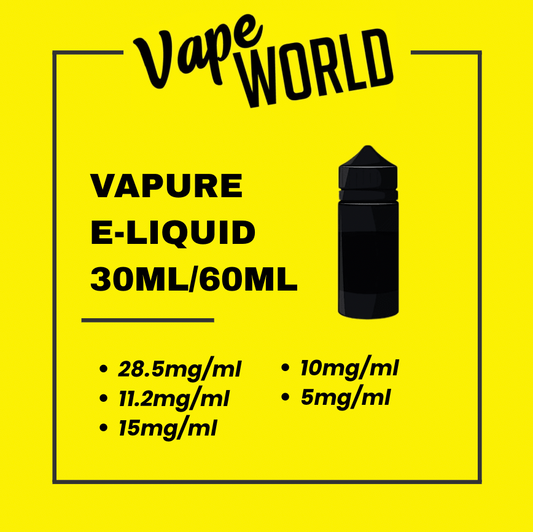 VAPURE E-LIQUID 30ML/60ML