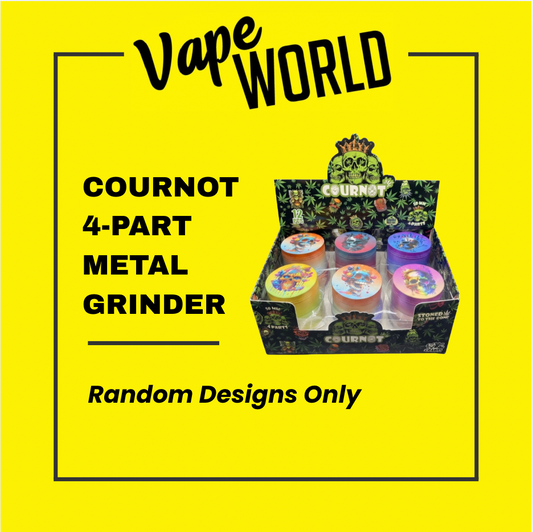 COURNOT 4-PART METAL GRINDER 4.5 X 7CM
