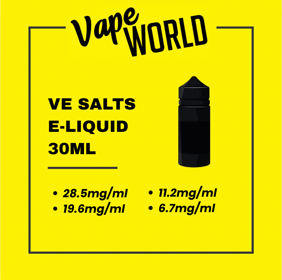 VE SALTS E-LIQUID 30ML