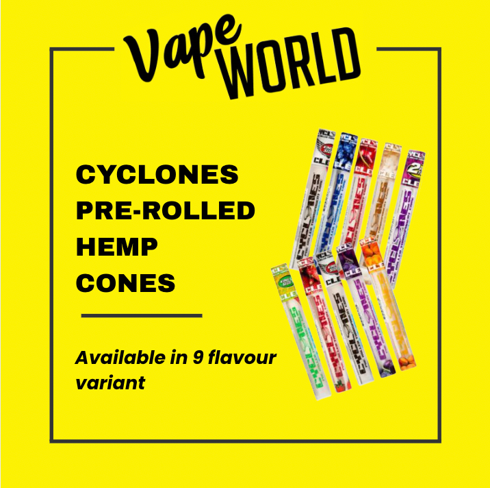 Cyclones Pre-Rolled Hemp Cones