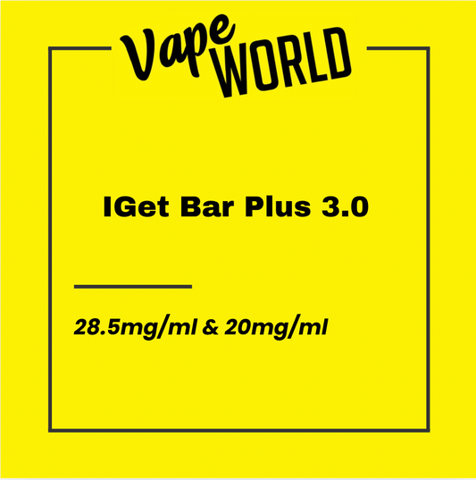 IGET Bar Plus 3.0 10000 Puff Pods/Kits/Battery