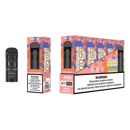 Ammo Sky Pod 6500 Puffs Peach Pineapple